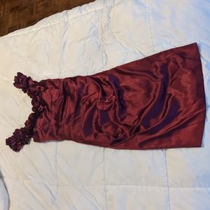 Gorgeous wine coloured dress